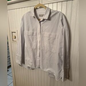 Everlane The Boxy Oxford button down Medium Shirt